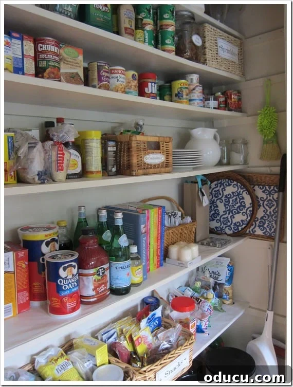 From Coat Closet Chaos to Organized Pantry Perfection 11 Label making for pantry organization and cleaning supplies