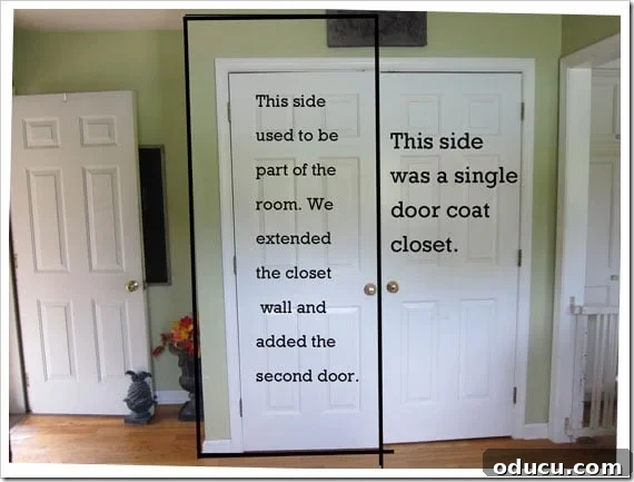 From Coat Closet Chaos to Organized Pantry Perfection 4 Exterior view of a DIY organized pantry closet