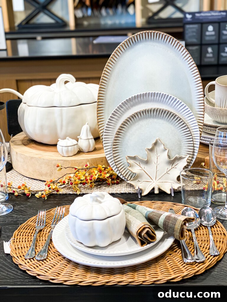Style Compendium Volume 107 3 Rustic white table at Pottery Barn