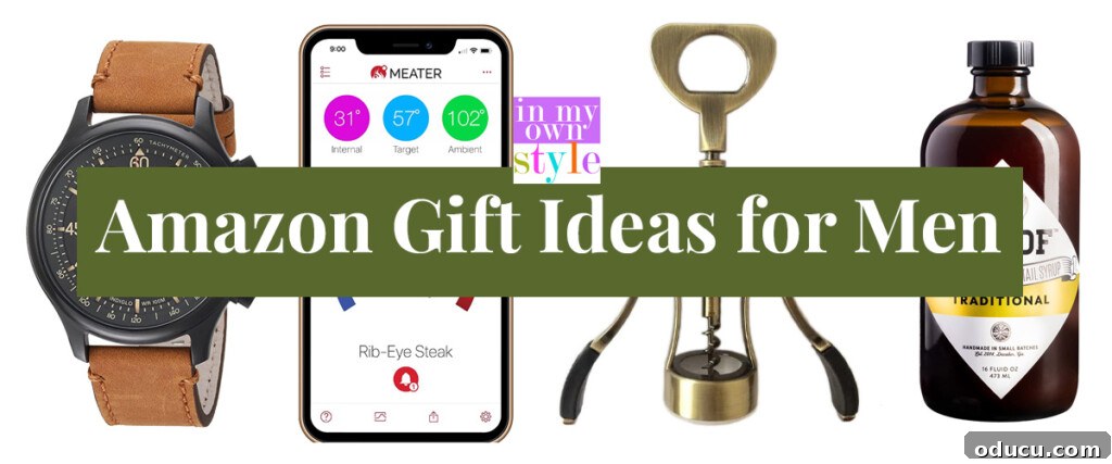 Gifts Guys Actually Want This Holiday 14 Curated Amazon gift ideas for men, diverse selection