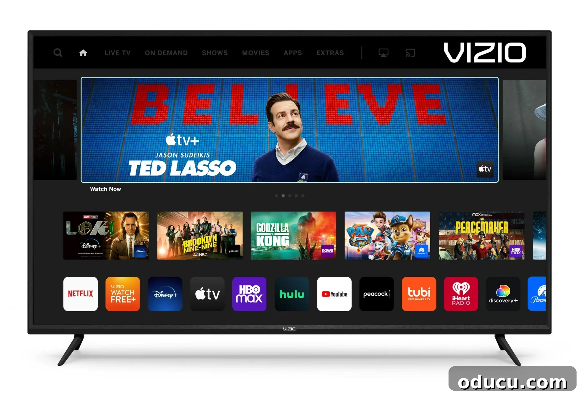 Gifts Guys Actually Want This Holiday 9 Vizio TV with a large screen, perfect for immersive viewing
