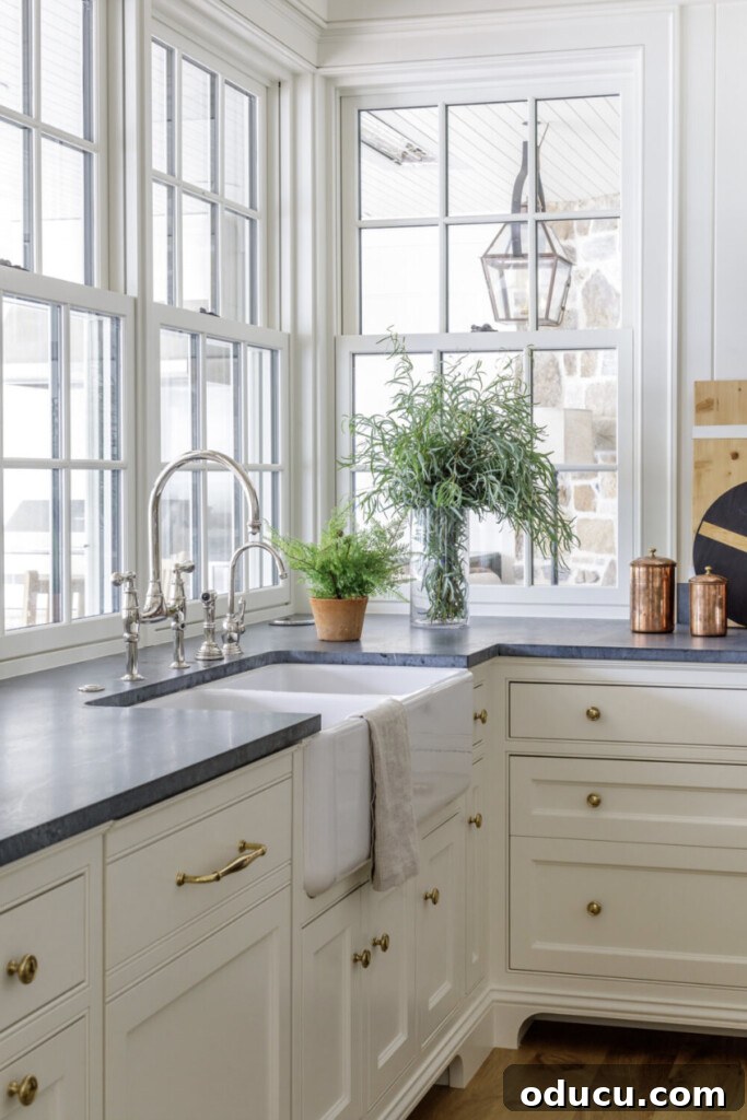 Style Discovery 140 2 Counter to ceiling windows in kitchen