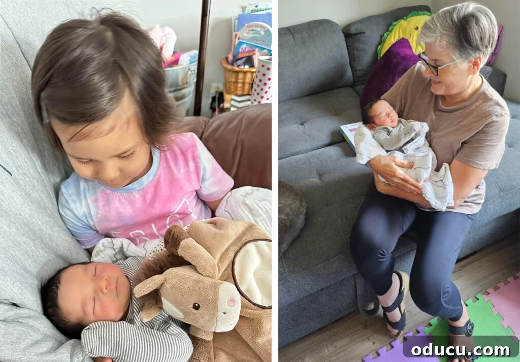 Fashion Field Notes: Report 143 2 Our newest family member, grandbaby Dean, cuddled by his adoring big sister Zoe.