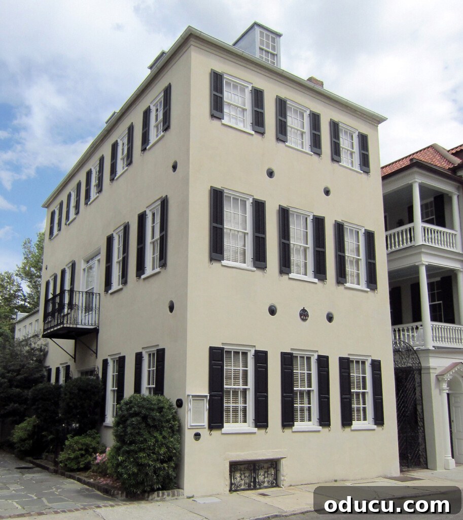 Charleston home with earthquake bolts.