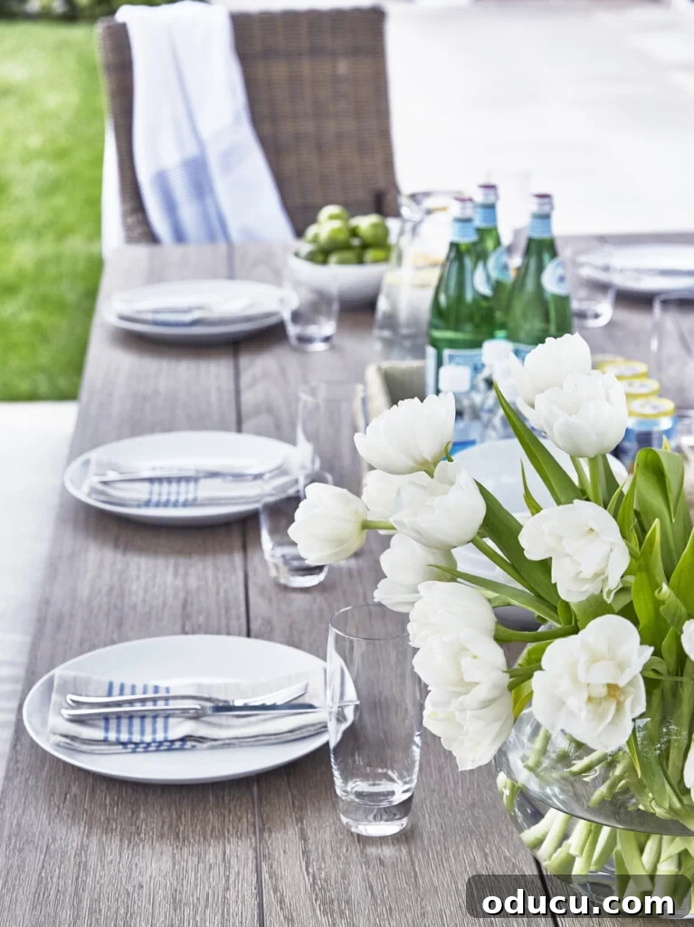 Style Quest 154 2 Serene beach house outdoor dining area, perfect for summer entertaining