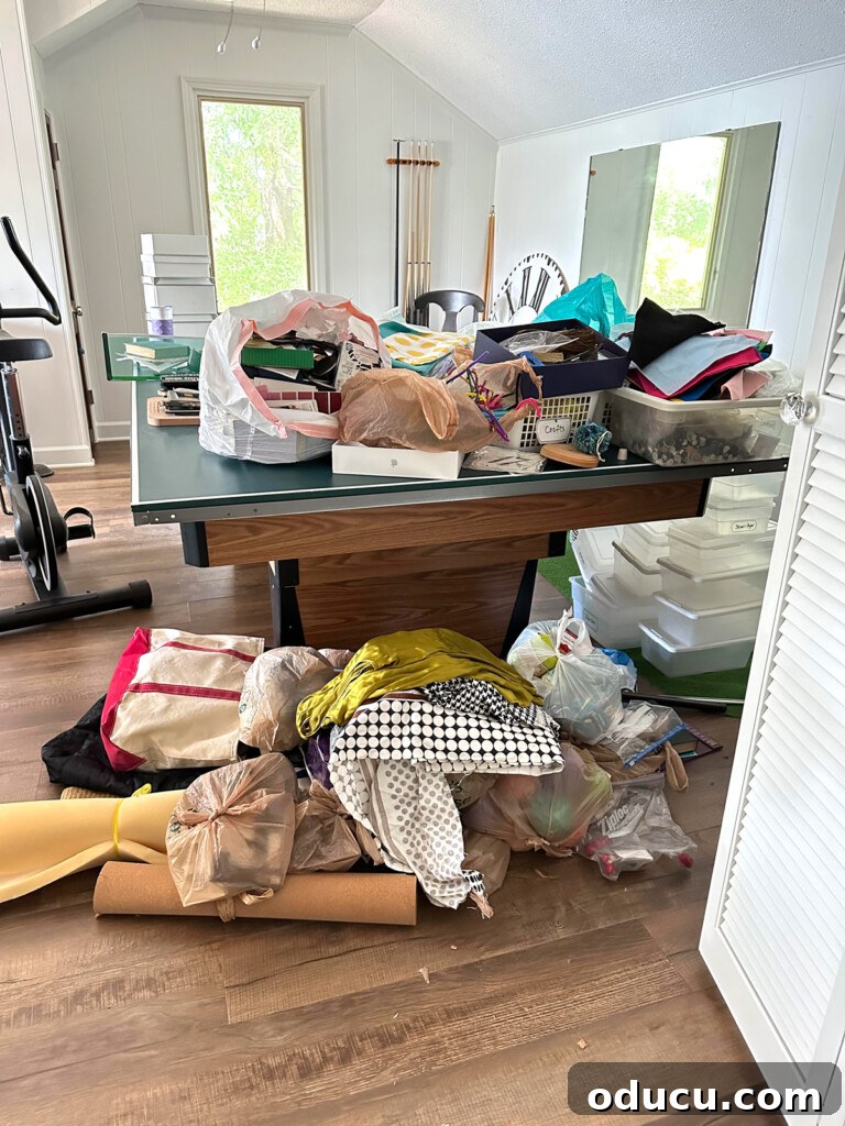 Style Scouting 156 5 Piles of items ready for donation to a thrift store
