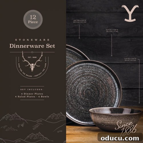 Mutfağımda Sonbahar Esintileri: Büyük Bir Yenilik Geldi! 29 yellowstone-dinnerware-sets