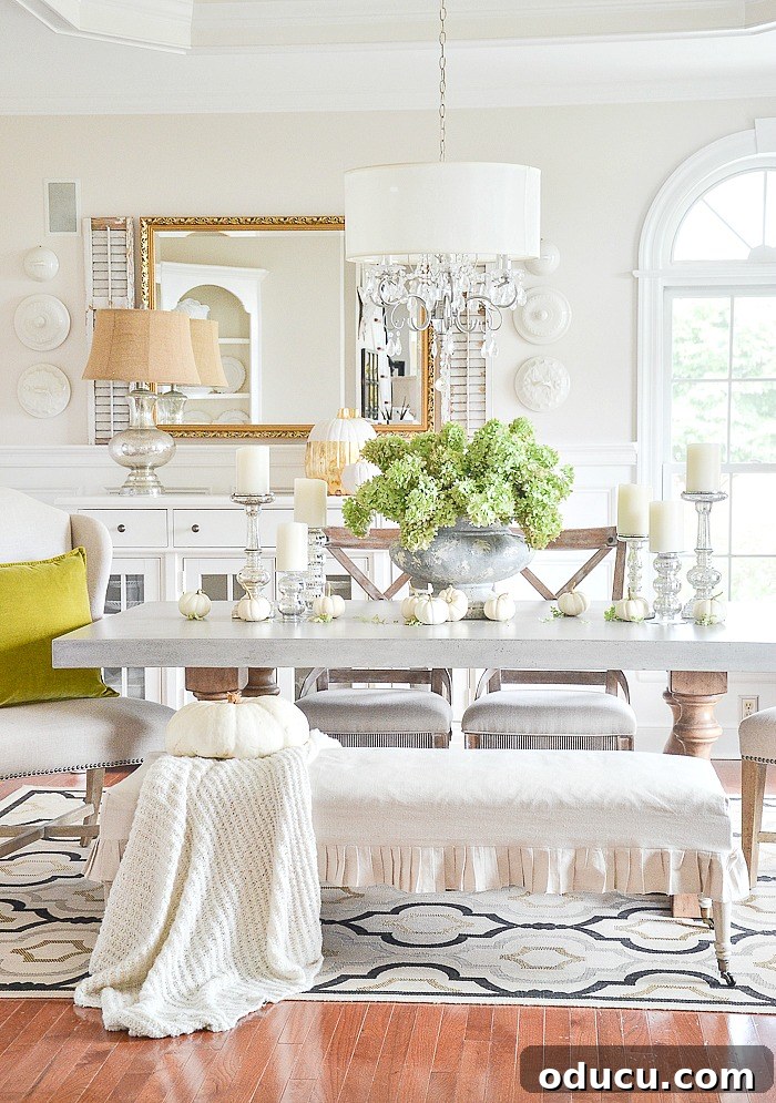 Discover Your Signature Decor Style 17 Neutral colors used to decorate a dining room.