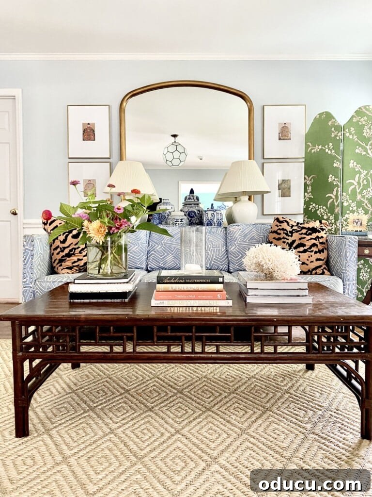 Discover Your Signature Decor Style 7 Emily A Clark's personal style seen in this living room.