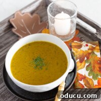 Secretly Delicious: The Healthy Vegetable Soup You Won't Believe 5 The Ultimate Creamy Vegan Vegetable Soup on a serving tray