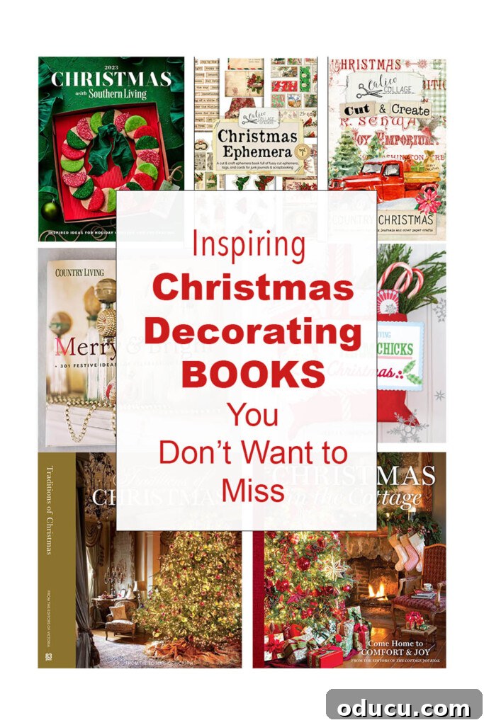 Unwrap the Magic: Best Christmas Decorating Reads 13 Image of 8 inspiring Christmas decorating books you don't want to miss.