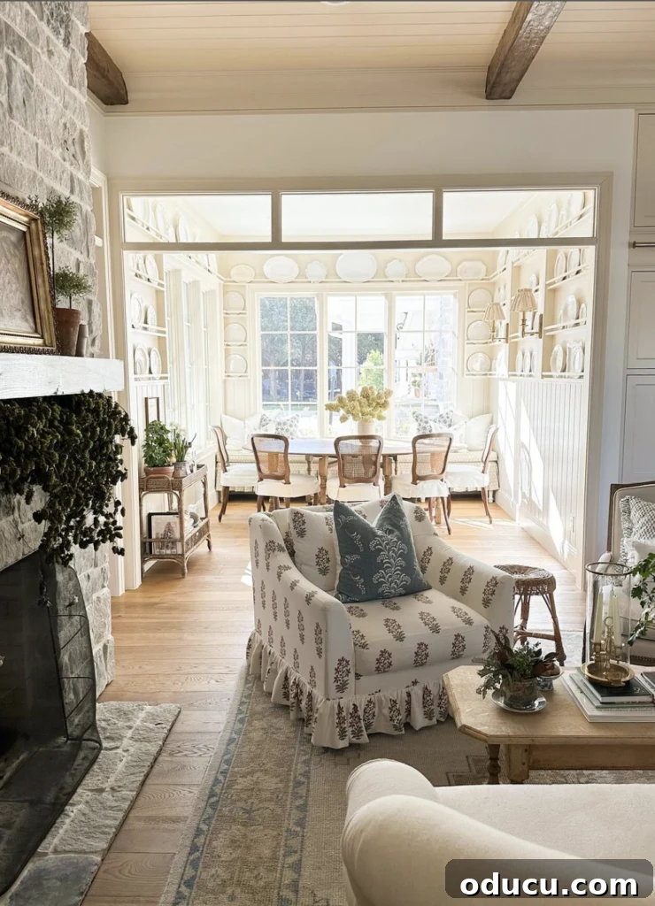 Trendspotter's Log: Edition 178 2 blooming ivy lanes living room looking into dining room.