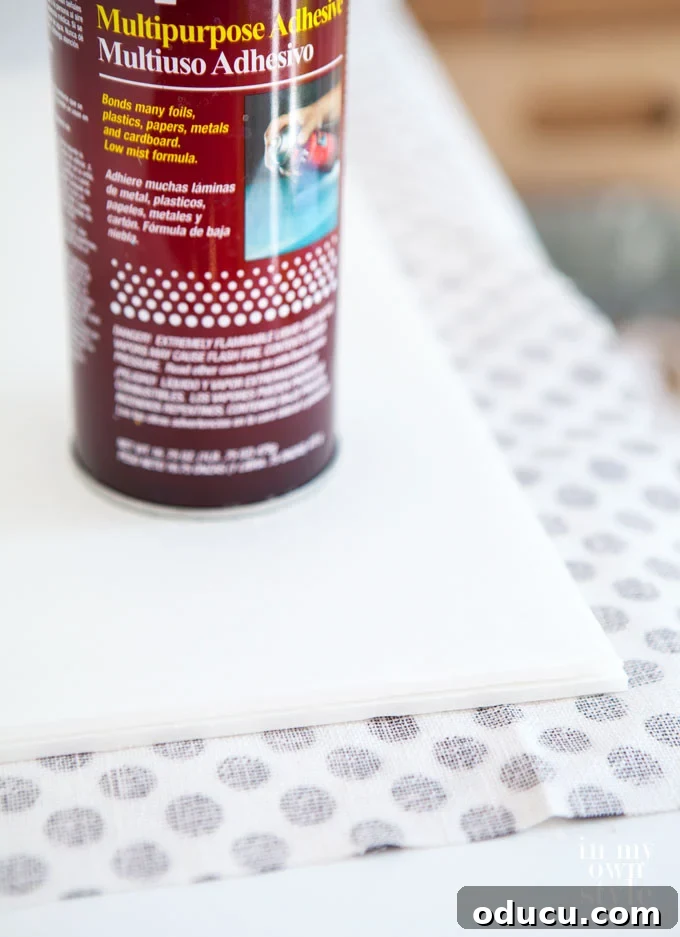 The Golden Rule for Effortless Style 9 How to use spray adhesive effectively for DIY projects, ensuring a strong, even bond.