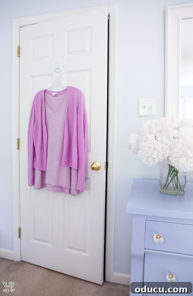 The Golden Rule for Effortless Style 5 Valet hook for closet: Simplify your morning routine by hanging planned outfits.