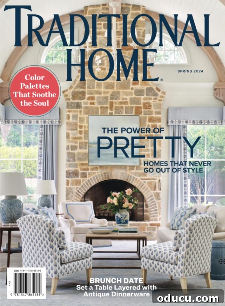Style Scouting Dispatch 183 2 Traditional Home Magazine cover Spring 2024
