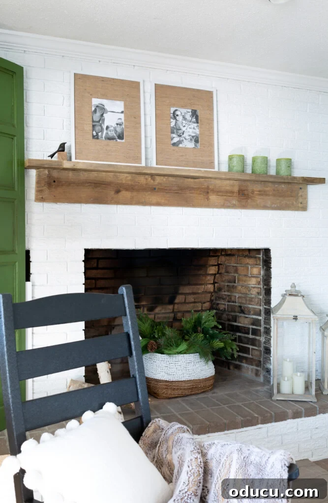 The Ever-Evolving Hearth 13 diy-fireplace-mantel-made-with-reclaimed-wood