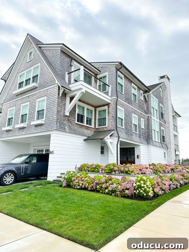 Trend Dossier 201 3 Beautiful beach house adorned with hydrangeas in Ocean City, NJ