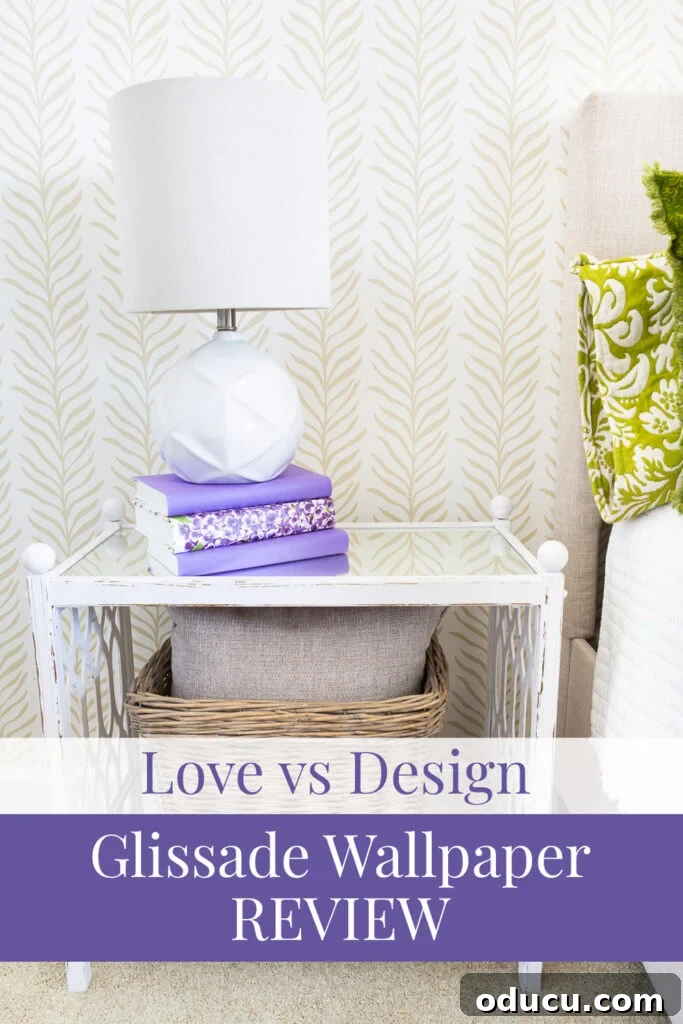 Walls of Welcome 17 Transform your room effortlessly with Love vs Design wallpaper! This review focuses on Glissade wallpaper in the Vine Thread pattern, highlighting its ease of installation and how it can elevate your space with color and pattern.