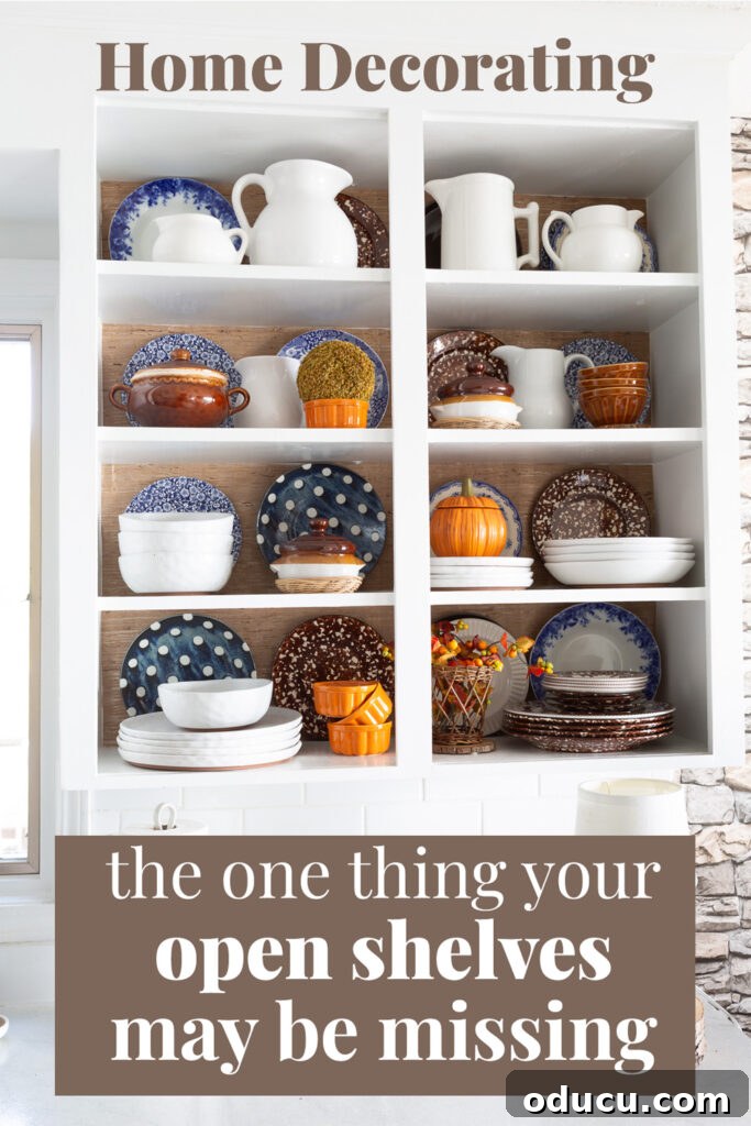 Fall Kitchen Shelves Get a Wallpaper Makeover 18 Home decor ideas for open shelves in a kitchen using wallpaper. It is the one thing your open shelving may be missing.