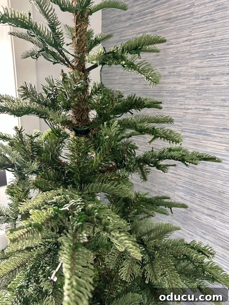The King of My Christmas 8 7' King Noble Fir Artificial Christmas Tree with 500 Warm White LED Lights