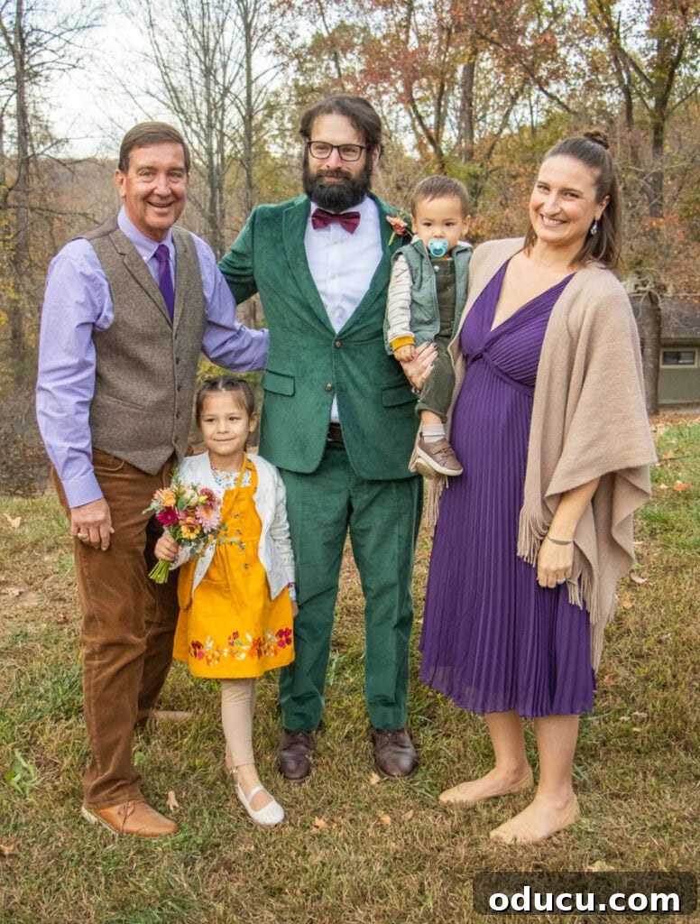 Mandy Ties the Knot 15 Groom and others wearing corduroy.