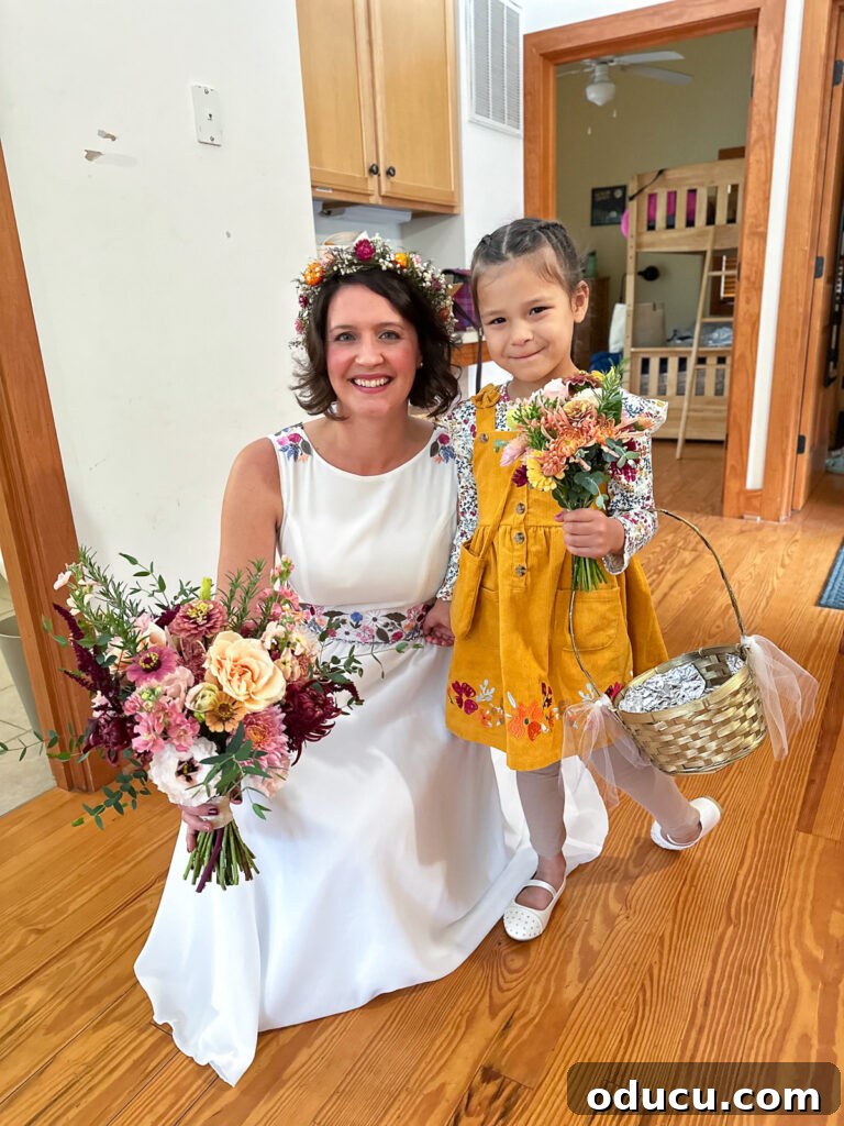 Mandy Ties the Knot 4 Bride and flower girl