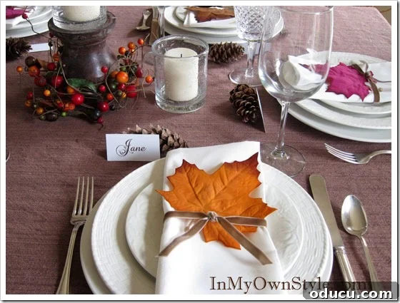 Thanksgiving-Table-Place-se Thanksgiving Table Place setting