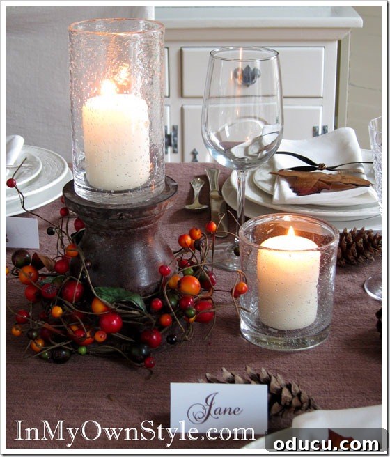 My-Thanksgiving-Table Thanksgiving Tablesetting Ideas for a large gathering