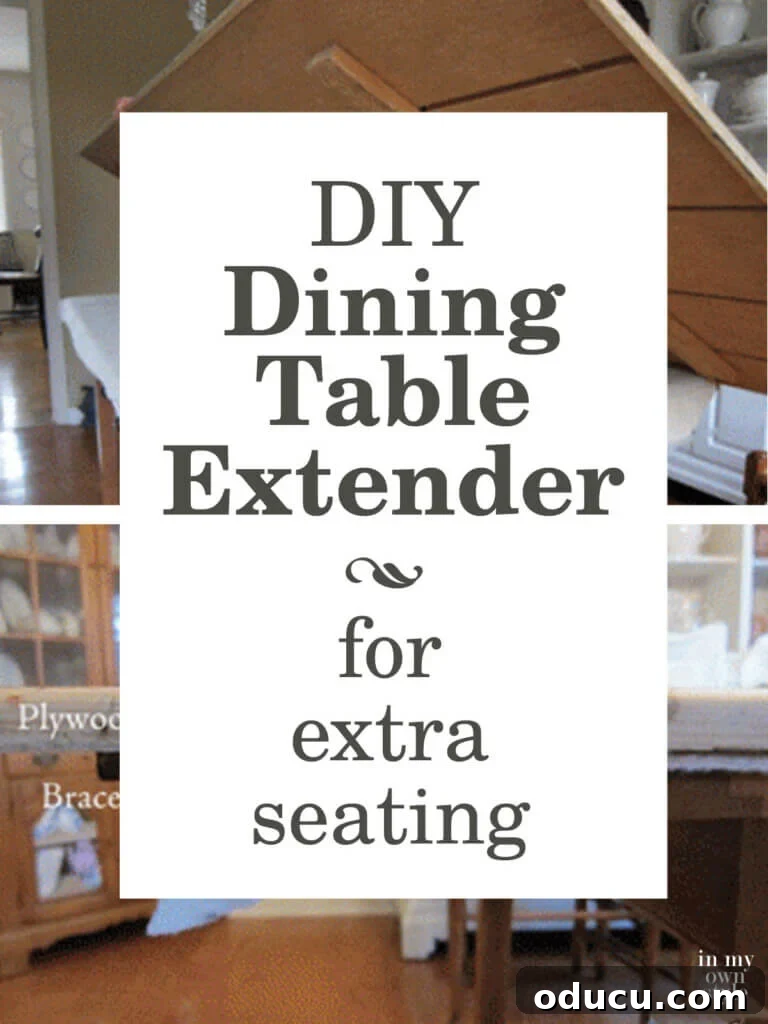 Unlock More Seating: Clever Dining Table Expansion Techniques 2 How to make a wood top to make a dining table larger when you need a bigger table.