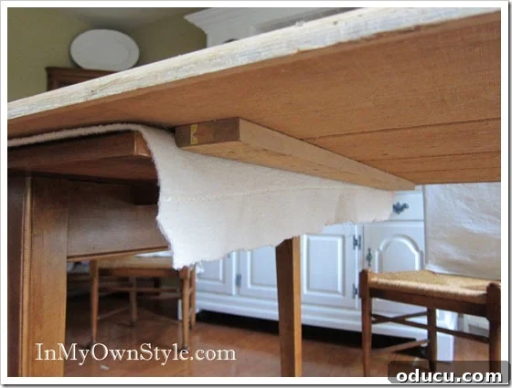 How to make a extension-top for a dining-table How to enlarge a dining table with a plywood top