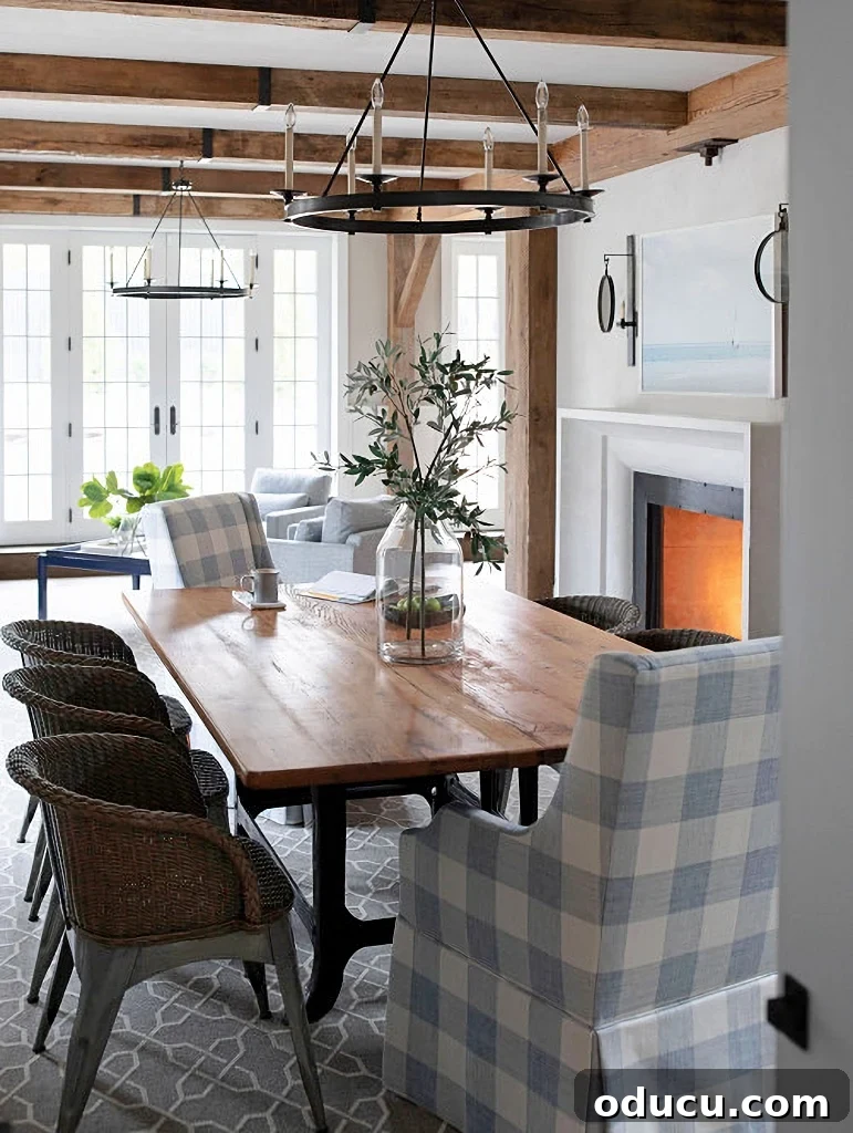 Style Dispatches 2 Cozy living room with warm wood furniture and soft textiles, inviting relaxation.