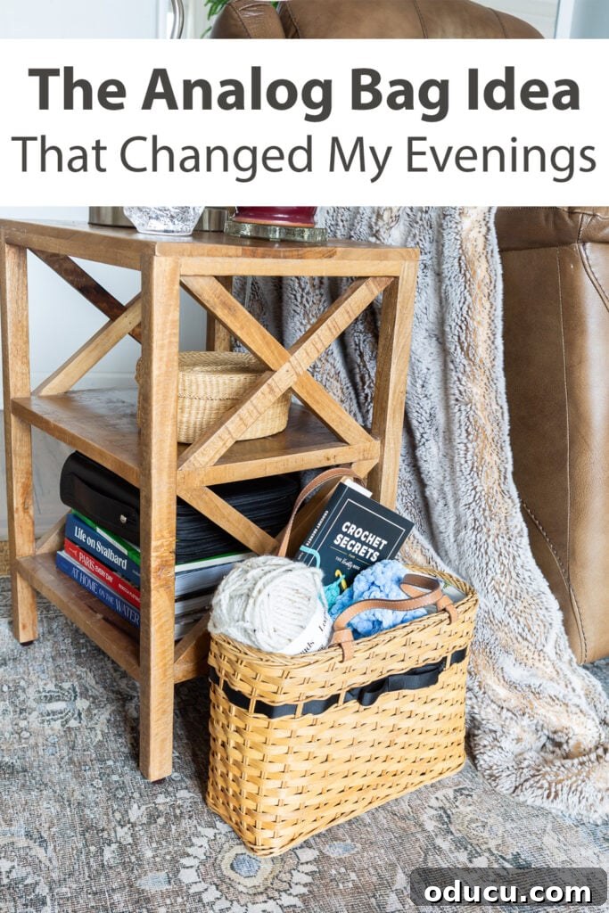 My Analog Carry: Intentional Essentials for an Offline Life 11 The Analog Bag Idea That Changed My Evenings