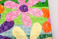 Colorful Fabric Art I Created Instead of the Quilt I Never Finished